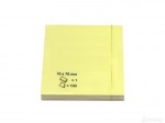 Notes, Bloczek samoprzylepny 75x75 żółty, żółte